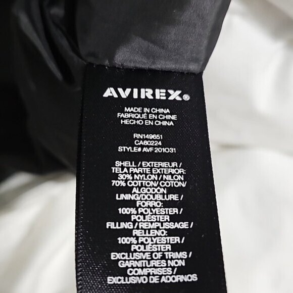 Avirex Primaloft Parka White Puffer Coat Size XXL New - Picture 8 of 11